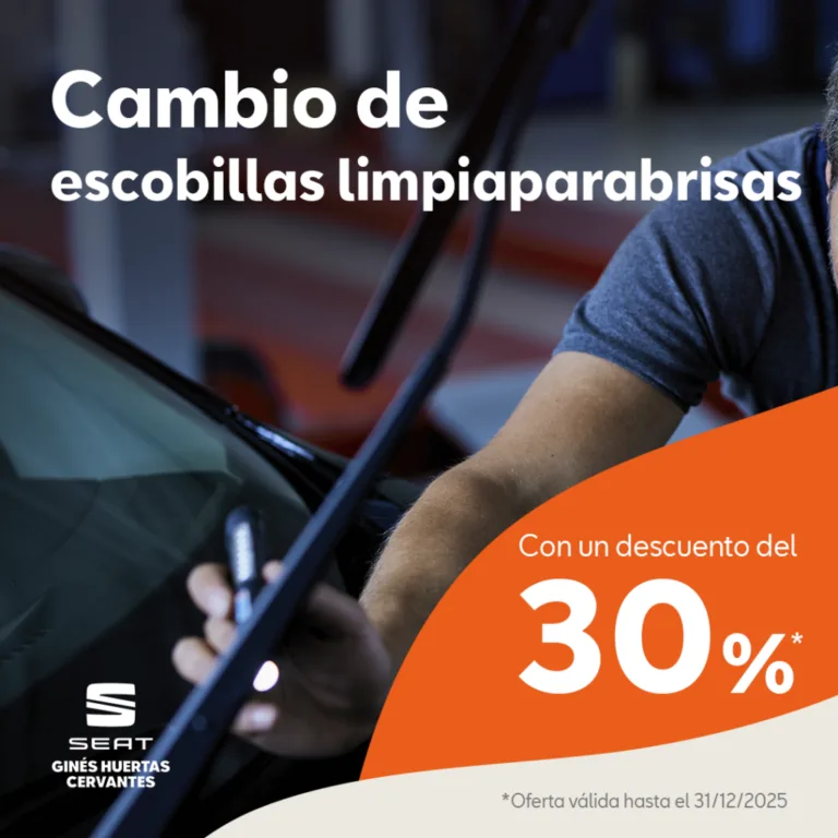 Cambio de escobillas de limpiaparabrisas