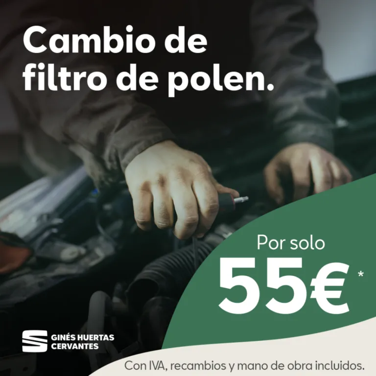 Cambio de filtro de polen